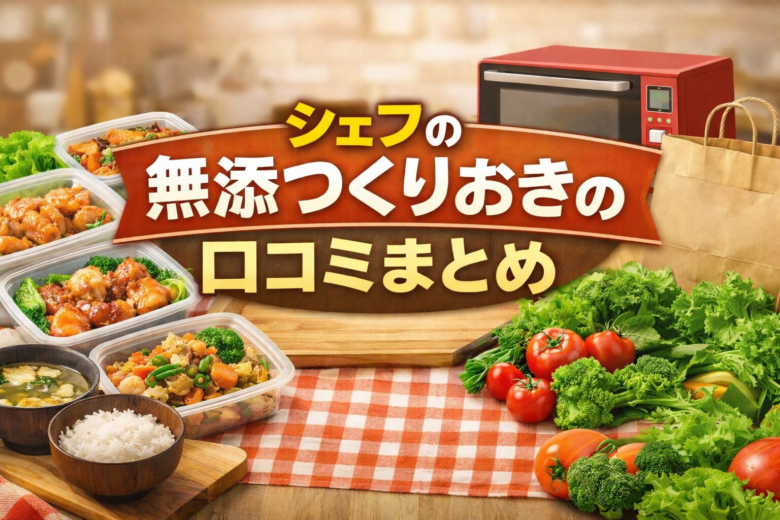 シェフの無添つくりおきの口コミ・評判を徹底調査