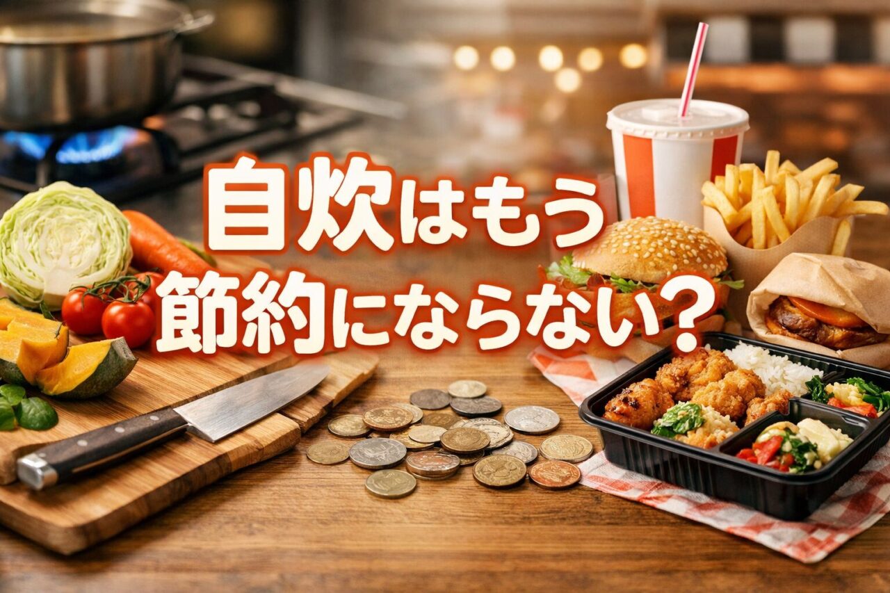 物価高で自炊はもう節約にならない理由と外食・宅食という選択肢