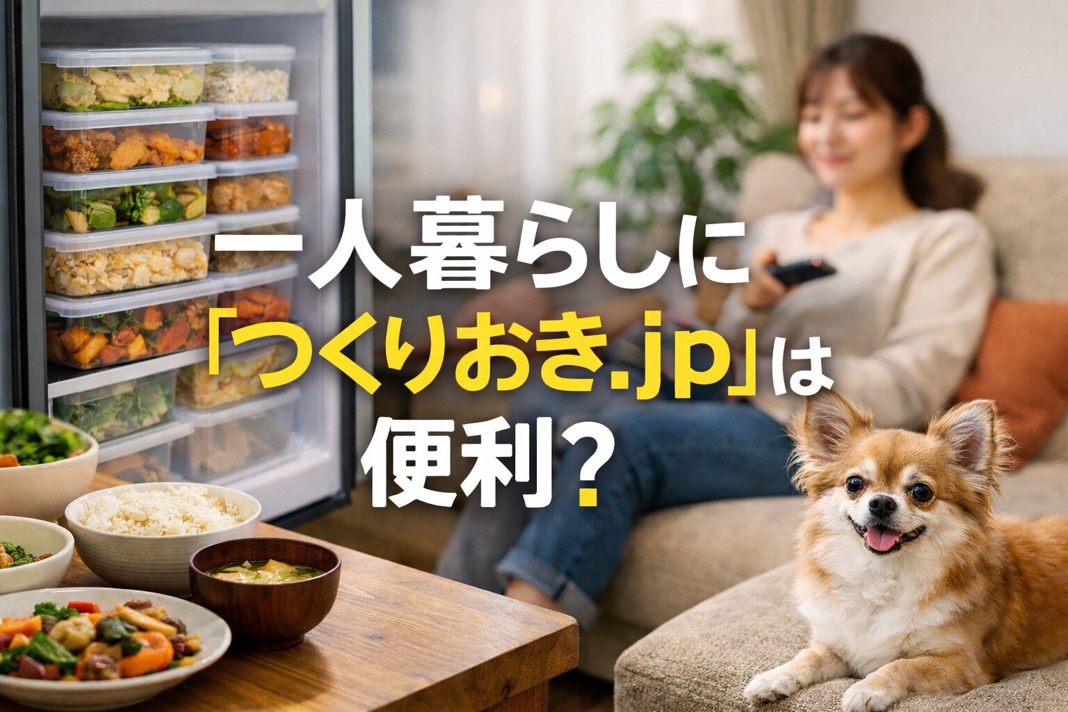 一人暮らしにつくりおき.jpは便利な宅配食サービスなのかを徹底調査
