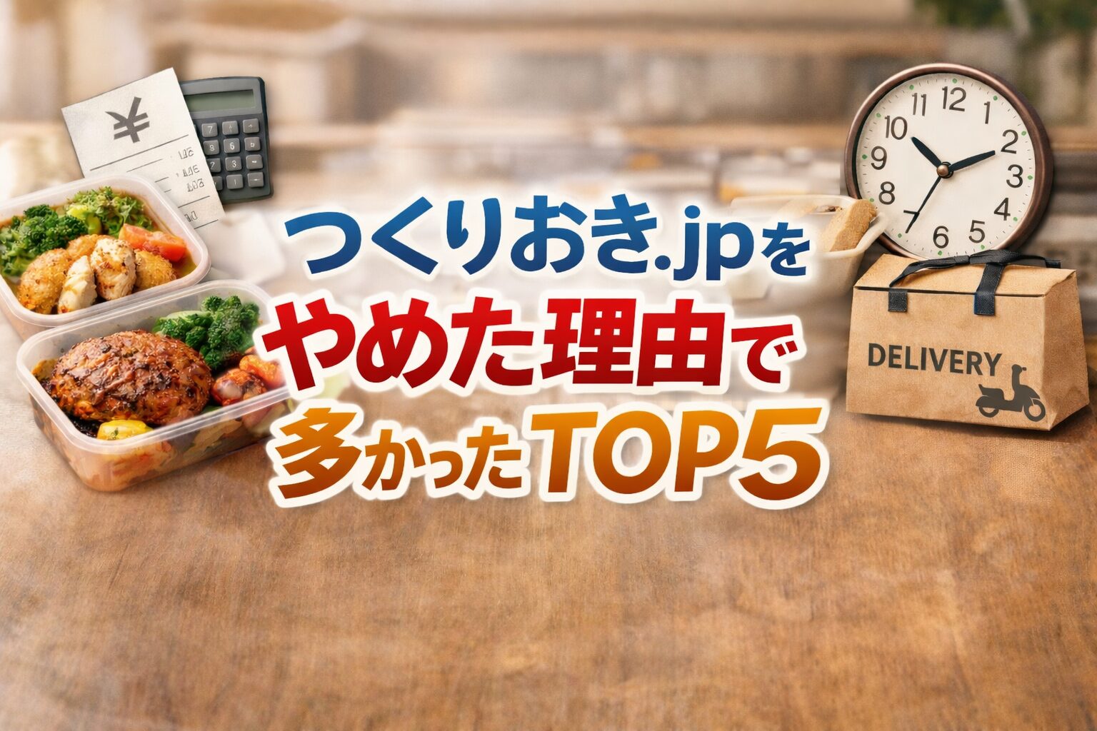 つくりおき.jpをやめた理由ランキングTOP5