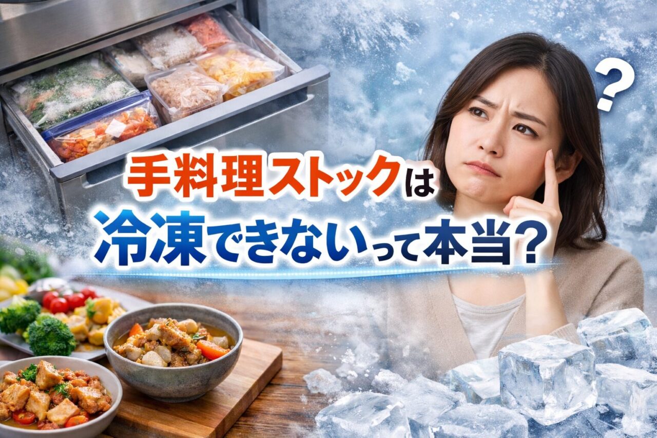 手料理ストックは冷凍できないって本当？
