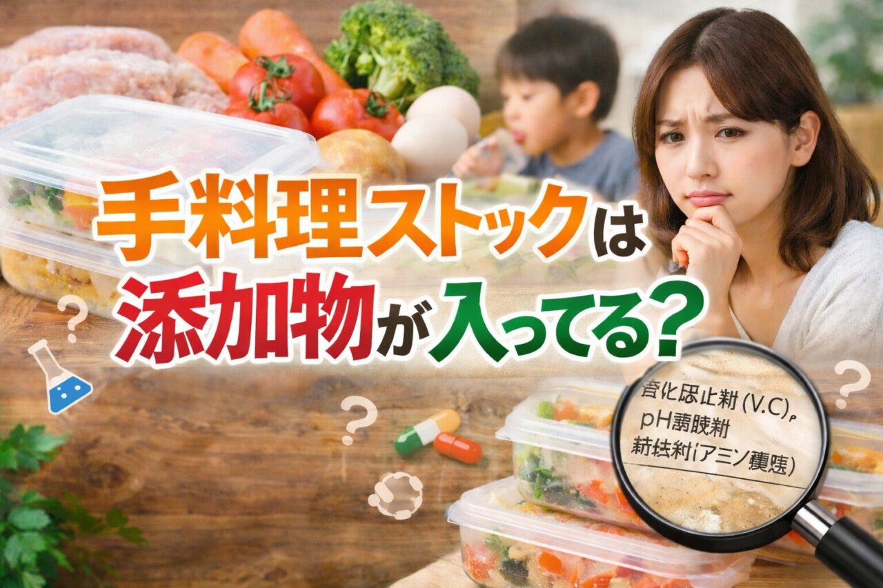 手料理ストックのメニューには添加物は使われているのか